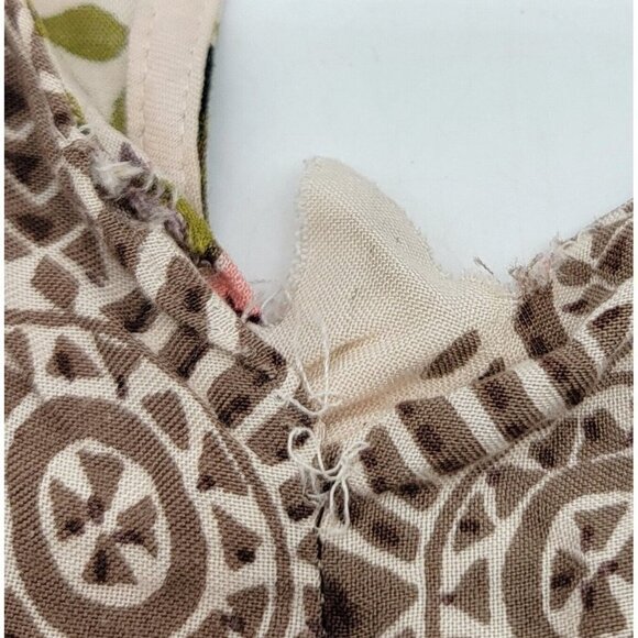 Angie Dress Women Large Flare Short Sleeve Tie Back Floral Print Romper Open - Picture 10 of 11